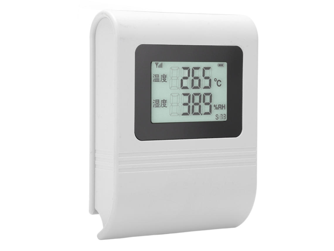 Sensor De Temperatura E Umidade Para Armazém: Exibição Digital, Transmissor Com Saída Rs485, 12v Cc