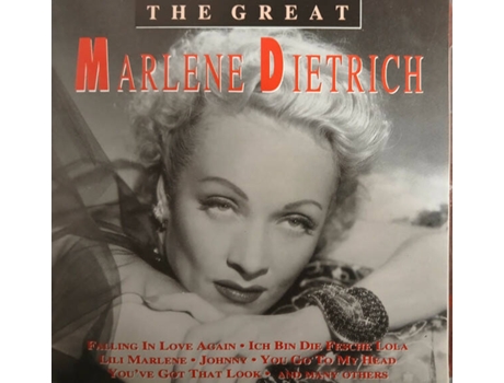 Cd The Great Marlene Dietreich Goldies