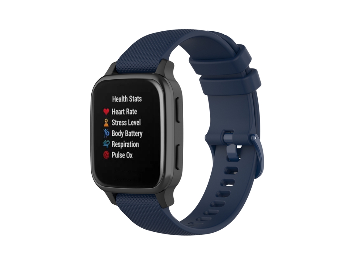 Bracelete Para Garmin Forerunner158/55 (20mm) Azul-marinho Cuich