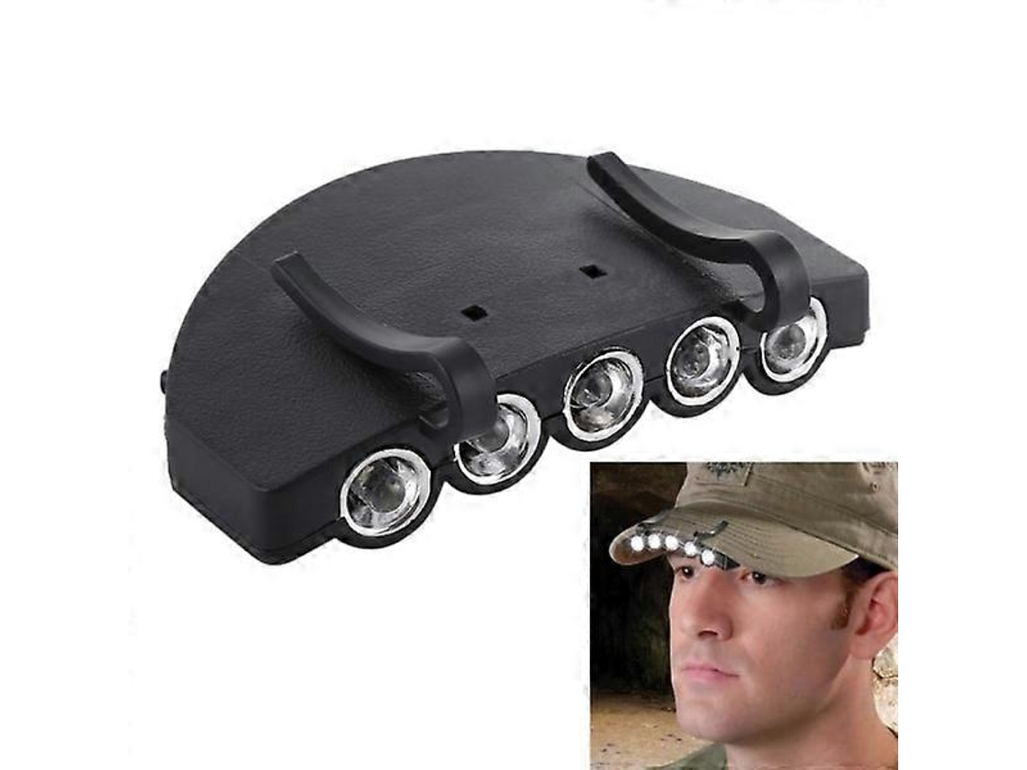 Farol de Led/ para Boné Preto BRILVIBERA