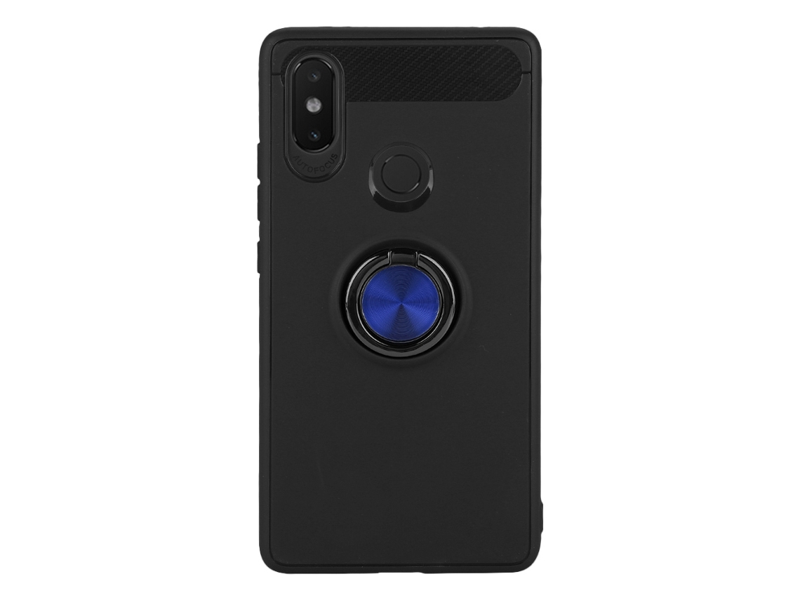 Capa Xiaomi 8se LAXISCREED Anel Magnético Giratório Preta
