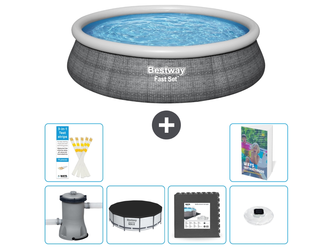 Bestway Piscina Bestway Fast Set Redonda - 457x84 Cm - 7-peças S312