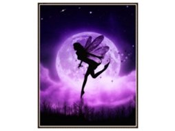 Pintura de Diamante Diy Decor Sala Strass Colorido Elfo 8693