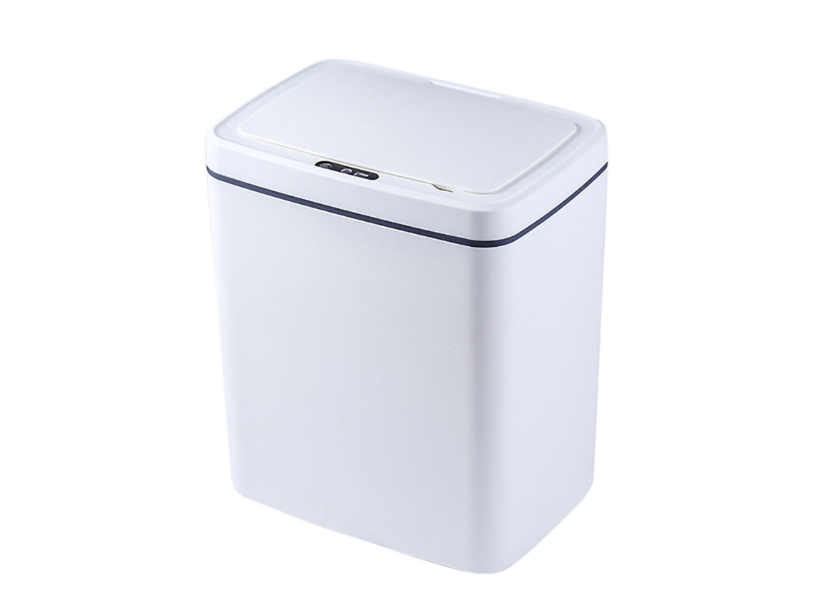 Lixeira Laxiscreed Com Sensor De 14l, Abertura Automática De 30cm, Sem Toque E Design Prático