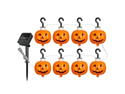Laxiscreed Decoração De Abóbora Solar Para Halloween, 1 A 8 Peças, Pode Ser Pendurada Ou No Floor