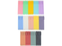 Yyaaloa 70 Canetas Gel Pretas Retráteis E Fofas, Para Escrita, 0,5 Mm,