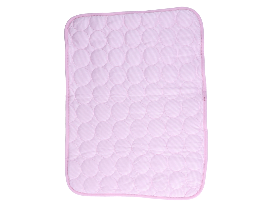 Tapete Refrescante, para Cães e Gatos, Autorefrescante, Respirável, Dobrável, 70x55 Cm, Rosa AQUAFORGE