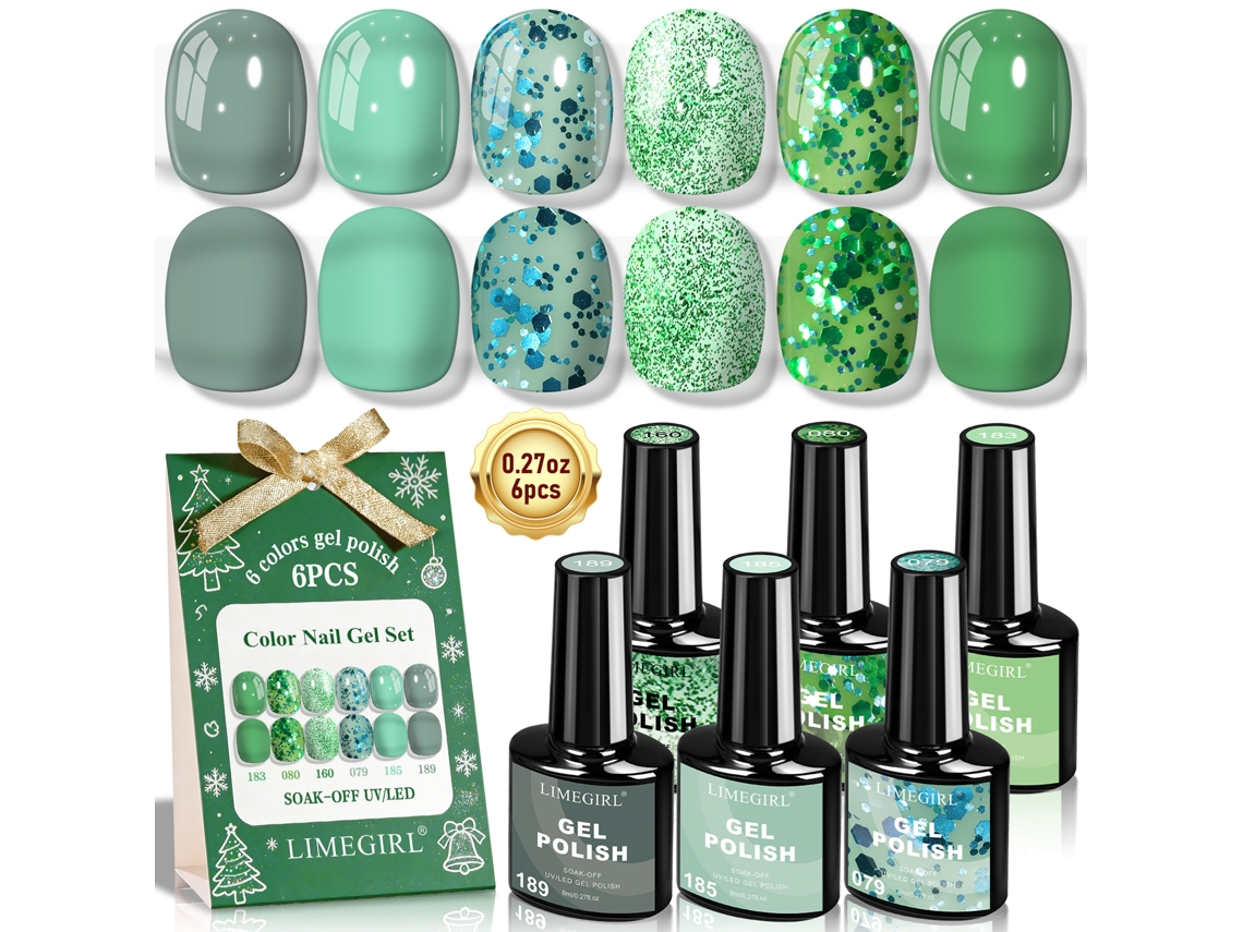 Conjunto De Esmaltes Em Gel Com 6 Corescn171