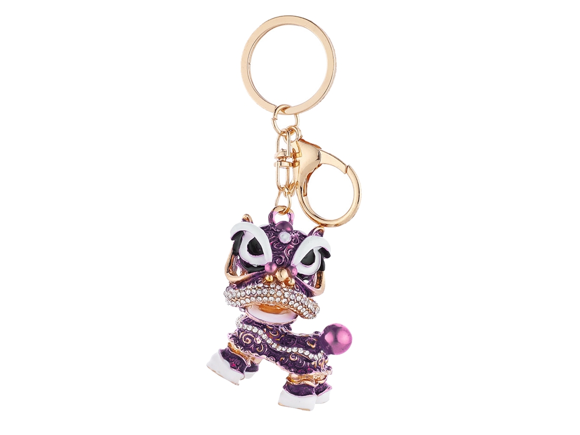 Head Laxiscreed 360° Rotativo Cor Preta, Presente De Ano Novo Com Estilo Chinês Leão E Diamantes Incrustados