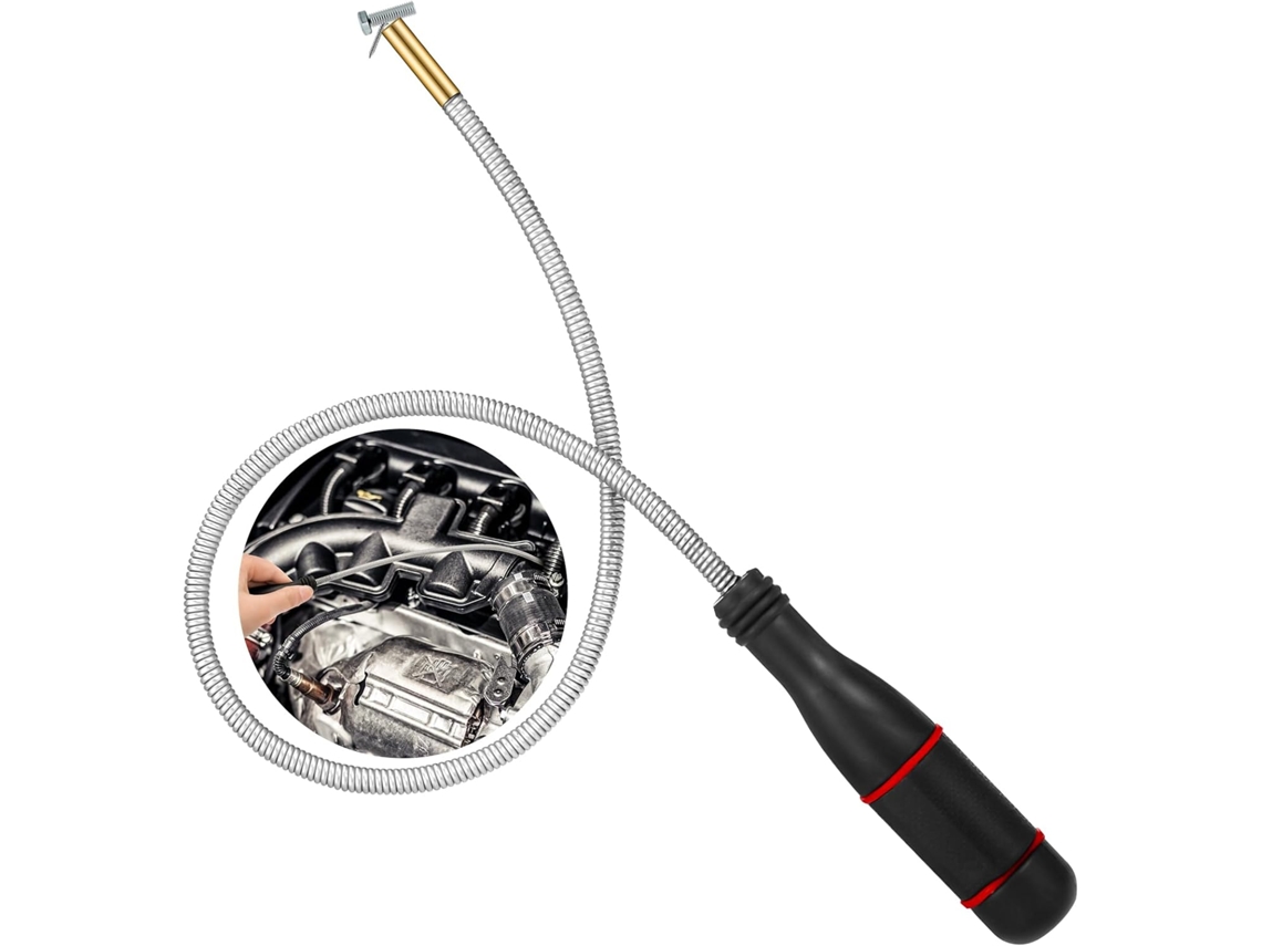 Ferramenta Flexível De 60 Cm Para Pegar Objetos, Ferramenta Magnética Potente Para Tubos Com Haste Flexível De 500 Mm