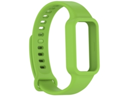 Pulseira De Silicone Para Xiaomi Band 9 Active Verde Fluorescente Panoona