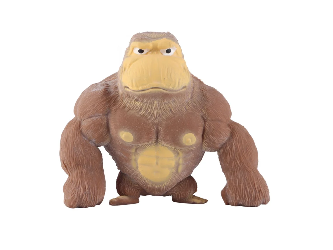 Mali boneca Macaca de Alívio de Estresse Elástica Brinquedo Divertido Anime Tpr