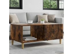 Vidaxl Mesa De Centro Carvalho Fumado 90 X 50 X 40 Cm