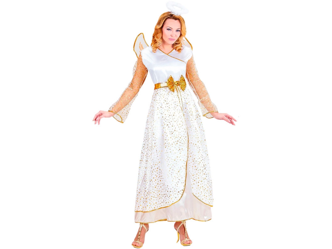 Fato de Mulher WIDMANN Anjo Glamoroso Dourado (Tam.: L)
