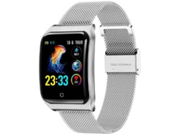 Smartwatch WJS ZH0082 (Bluetooth - Monitor Cardíaco - Prateado)