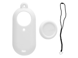 Conjunto Thumb Go 3s com base de silicone, capa protetora, tampa de lente e cordão (branco)