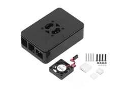 Capa Abs de Resfriamento com Ventoinha para Raspberry Pi 4b