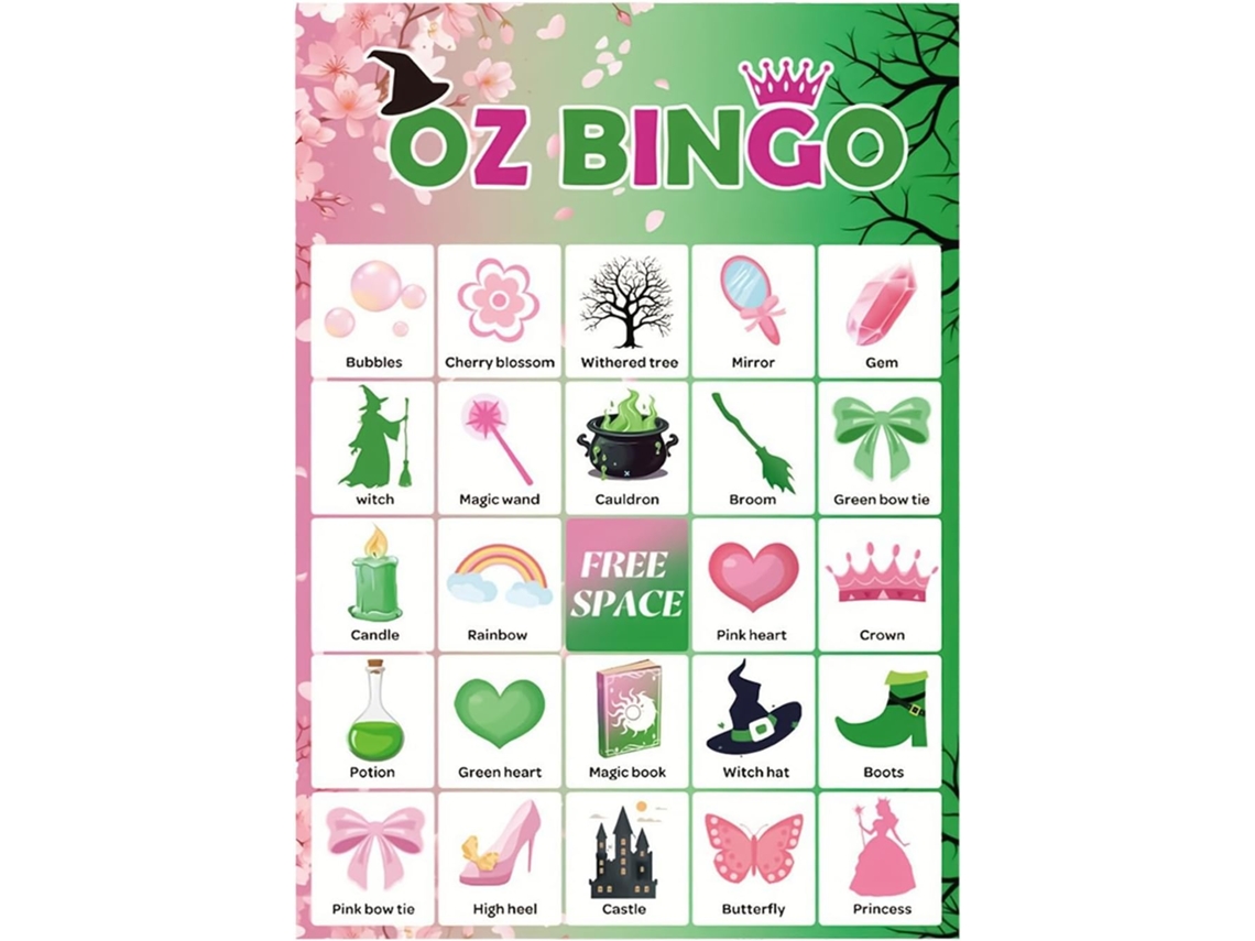Jogo de Bingo de Halloween para | Jogo de Bingo com Tema de Bruxa para Halloween para Ev Gokoco