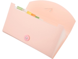 Organizador De Contas E Faturas Zerodeko B6 Em Formato Acordeão, Pasta Plástica Com Bolsos Para Documentos E Uso Em Mesa