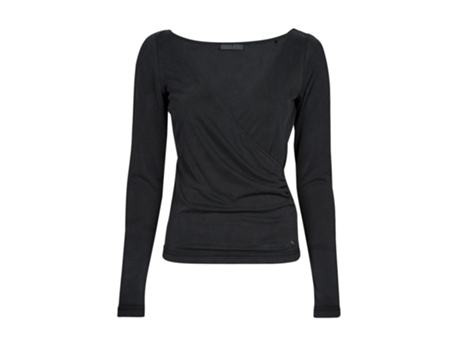 T-shirt GUESS JEANS Modal Mulher (Preto - XS)