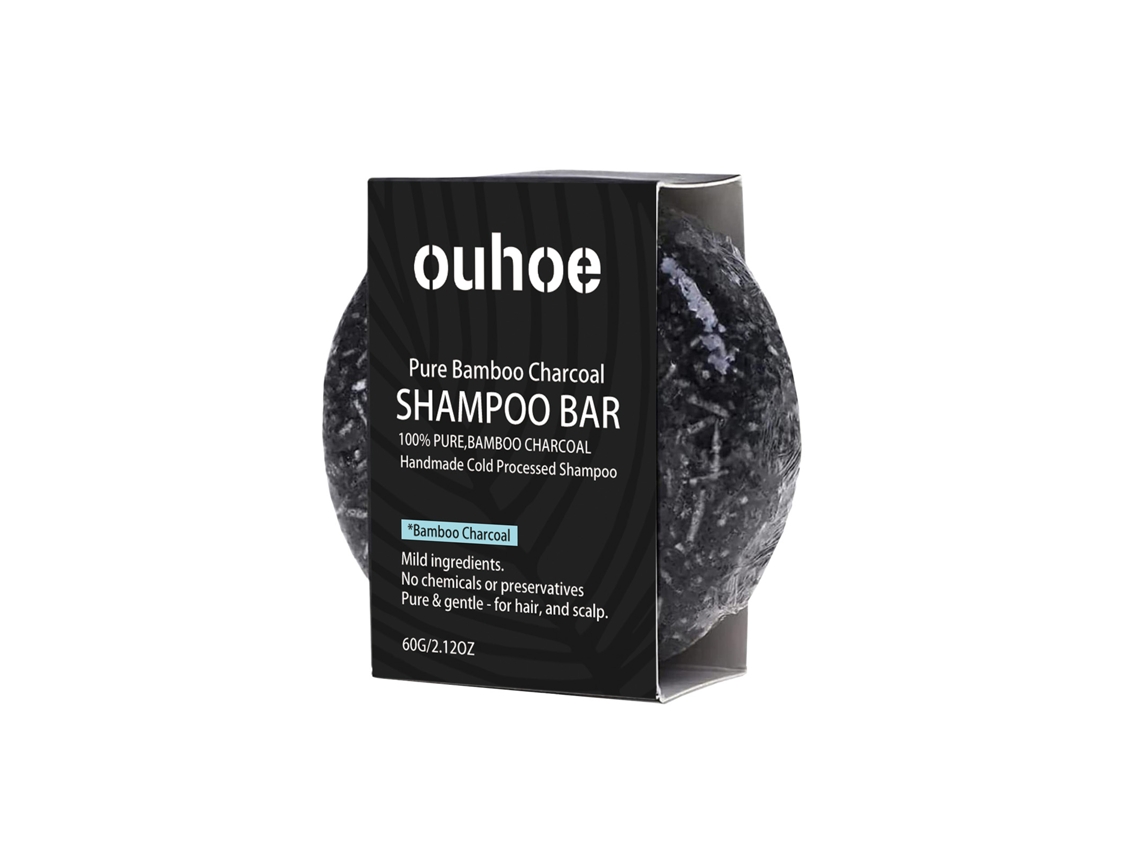 Shampoo Sabonete Carvão Bambu Limpa Cabelo