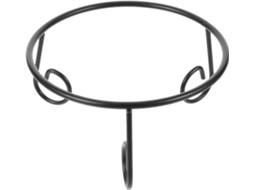 Suporte de Ferro Kichouse para Esferas de Jardim de 5,7 Polegadas e Bolas para Gazebo, Base Decorativa Preta para Bolas CHABERLU