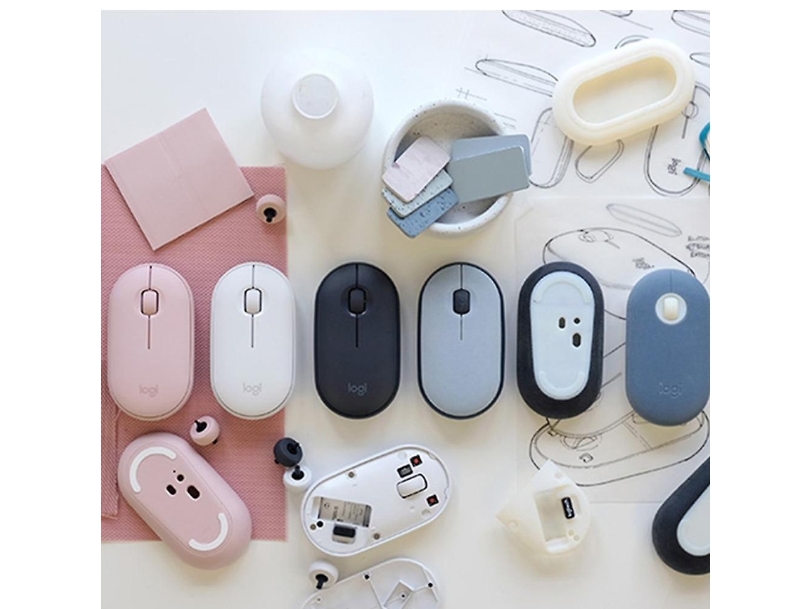 Mini E Fino Mouse Sem Fio Bluetooth Com Rastreamento Óptico Nostalgia88