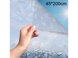 Película Decorativa Para Janelas Com Privacidade 3d, Sem Cola, Adesivo Holográfico Para Vidro Klb