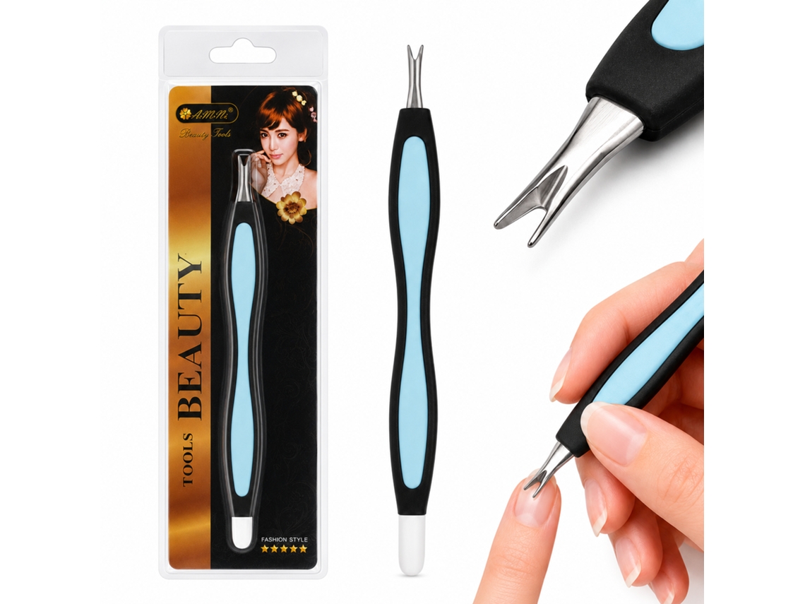 Cinzel De Corte Para Cutículas, Azul.