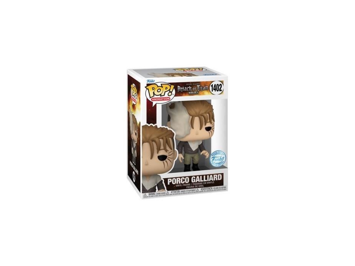 Figurine De Coleção Funko Porco Galliard Branco Animação Attack On Titan 14 Anos E Mais