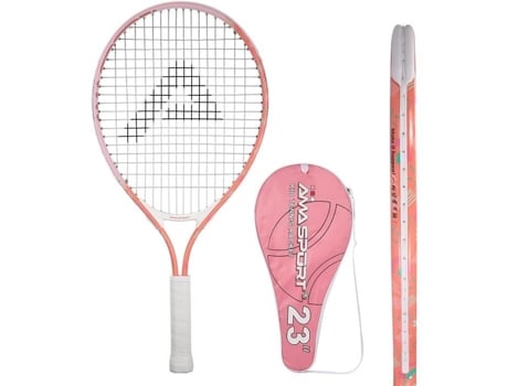 Fen23 Raquete De Tênis Infantil Rosa 23 6 Anos, 7 Anos, 8 Anos Raquetes De Tênis Juniores Aprendizado Ama Sport