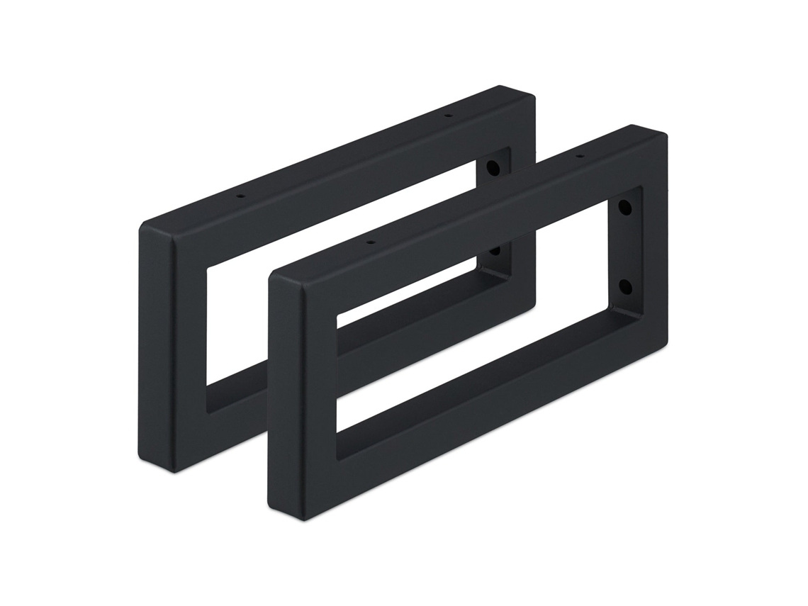 Conjunto De 2 Suportes De Parede Para Lavatórios E Prateleiras