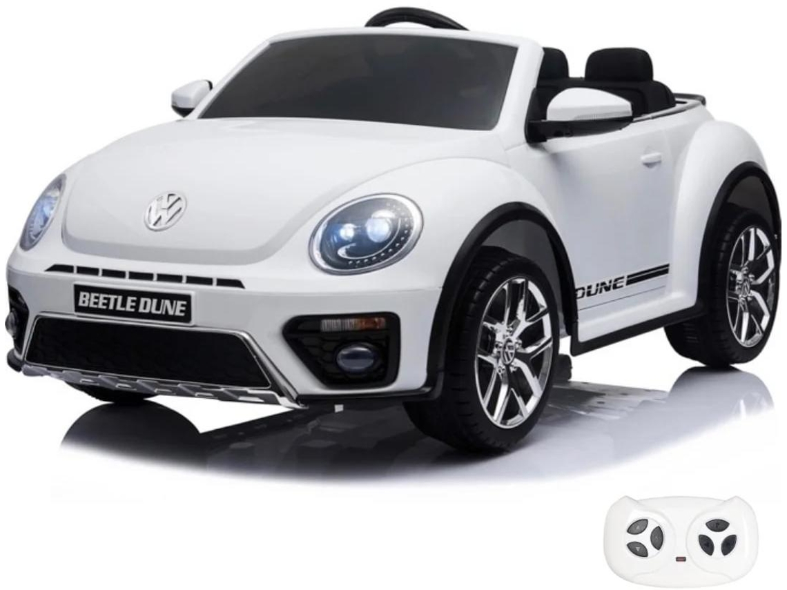 Carro Elétrico Infantil Volkswagen Beetle Xl 12v - Branco