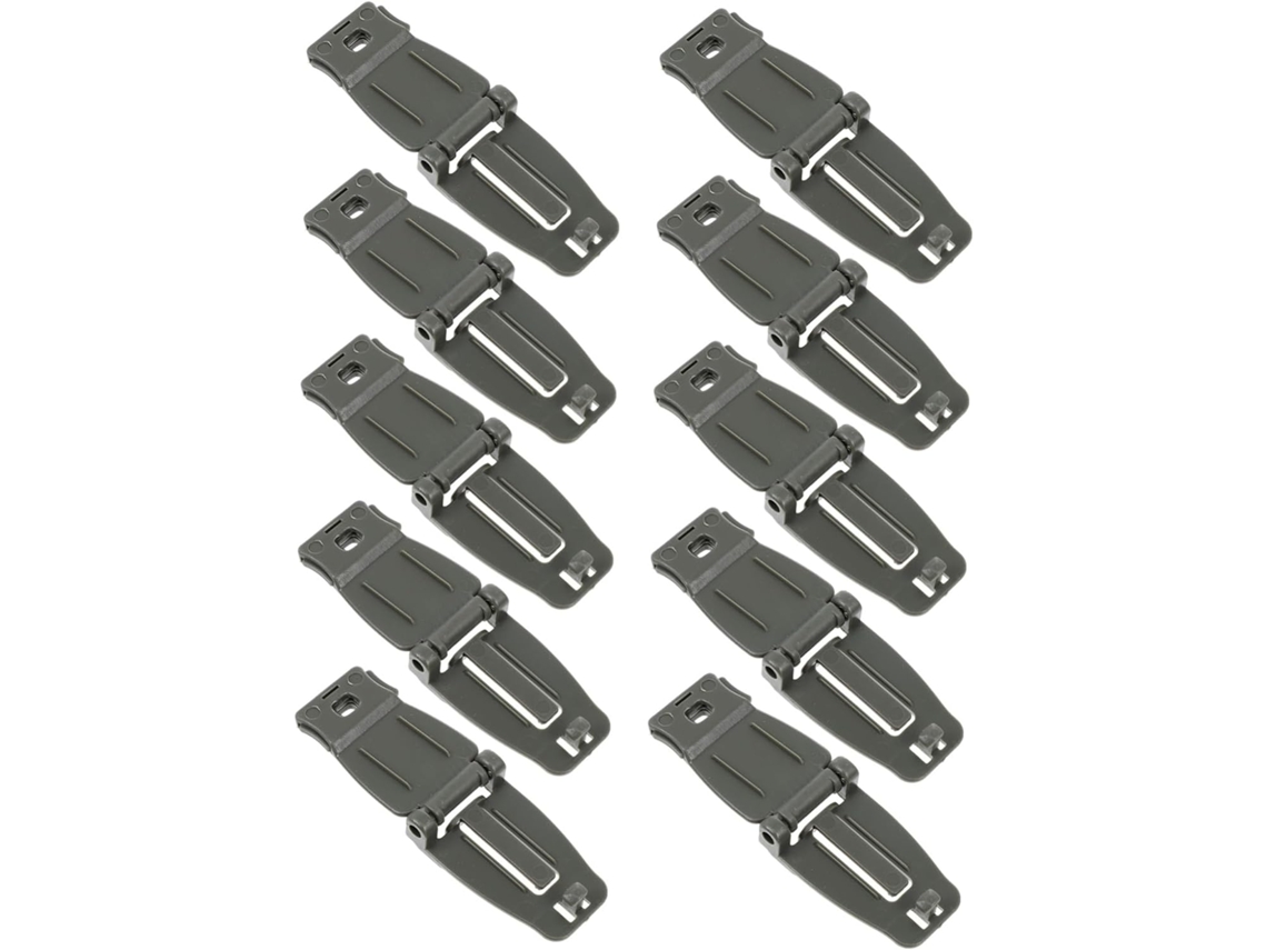 Conector De Alça De Mochila, 12 Peças, Nylon E Plástico De Aço