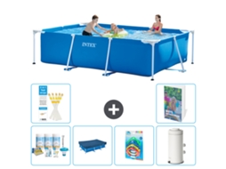 Intex Piscina Com Estrutura Retangular - 300x200x75 Cm - 7-peças S26
