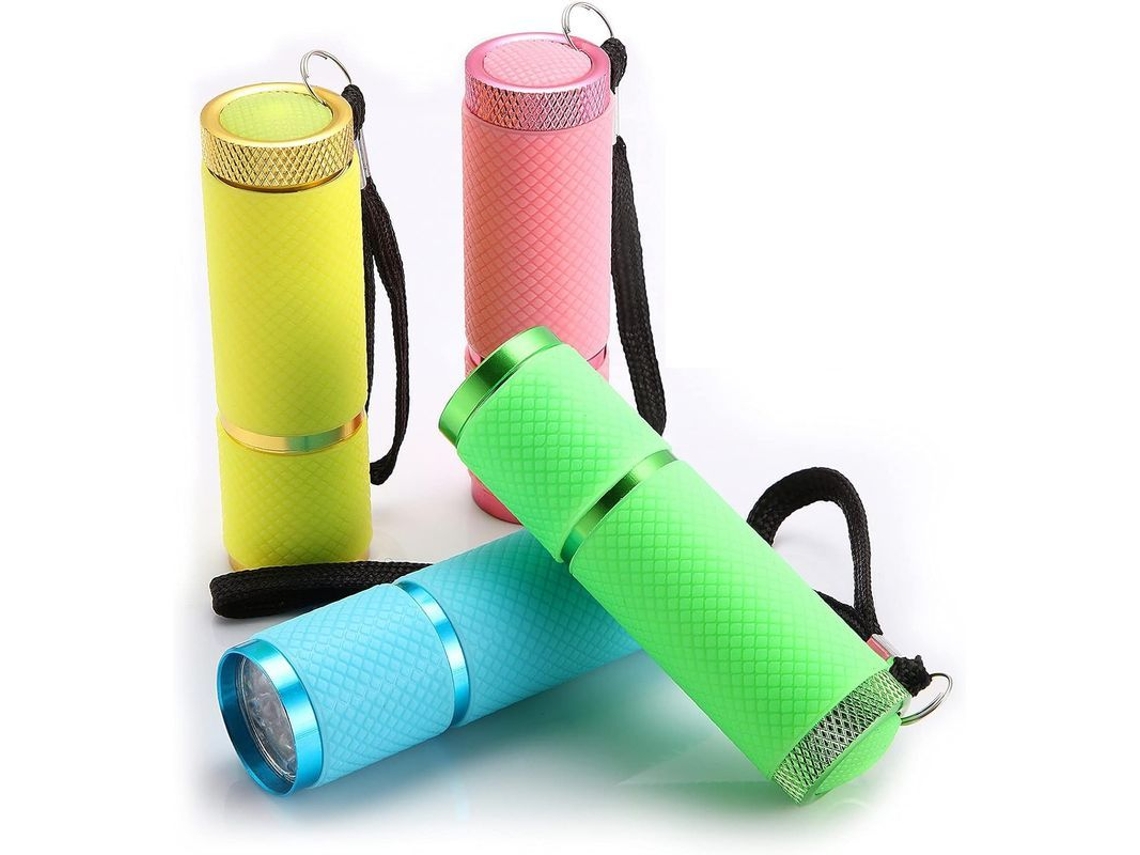 Lanternas Mini Led Com Cabo Revestido De Borracha Fluorescente Impermeáveis Para Camping E Trekking