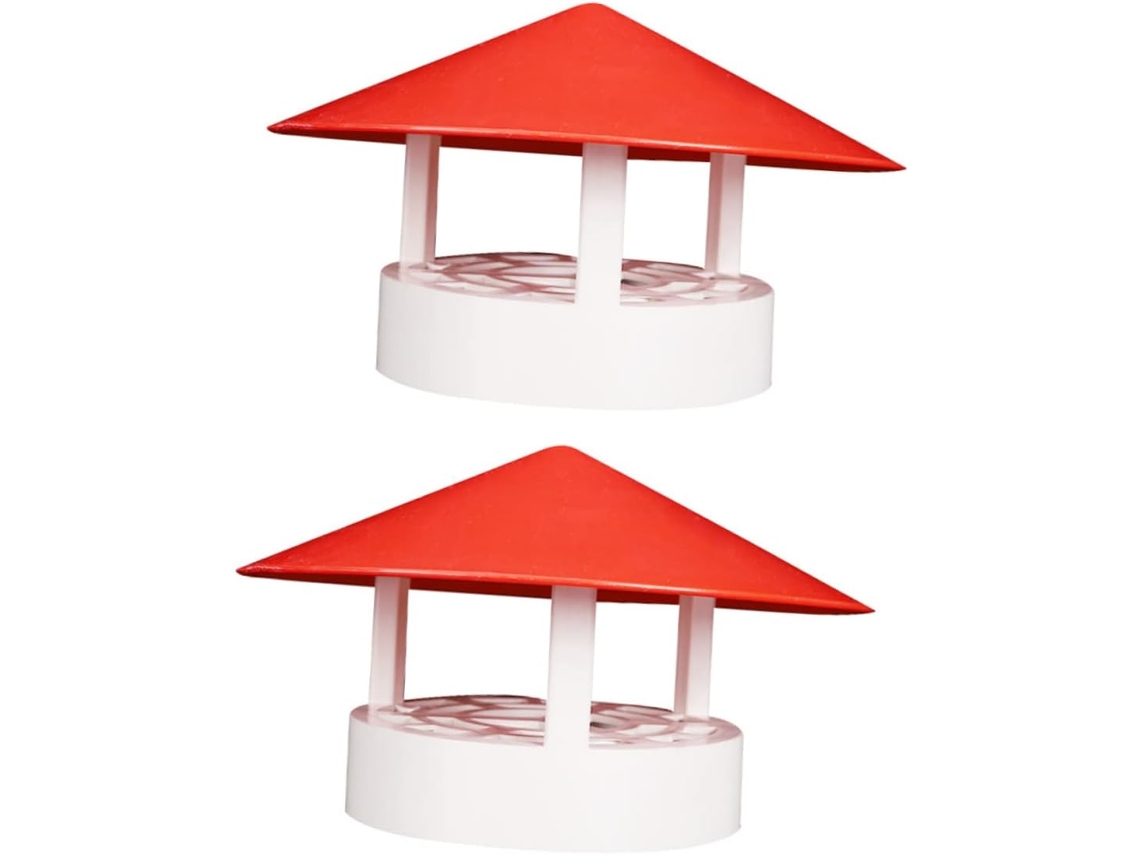 Tampa De Ventilação De 2 Peças Para Fácil Instalação E Proteção.