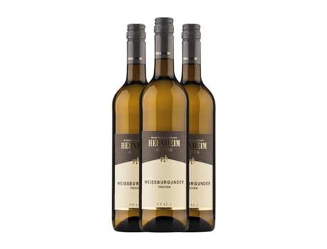 Vinho branco HERXHEIM AM BERG Kobnert Kabinett Pinot Branco Seco Pfälz (0.75 L - 3 Unidades)