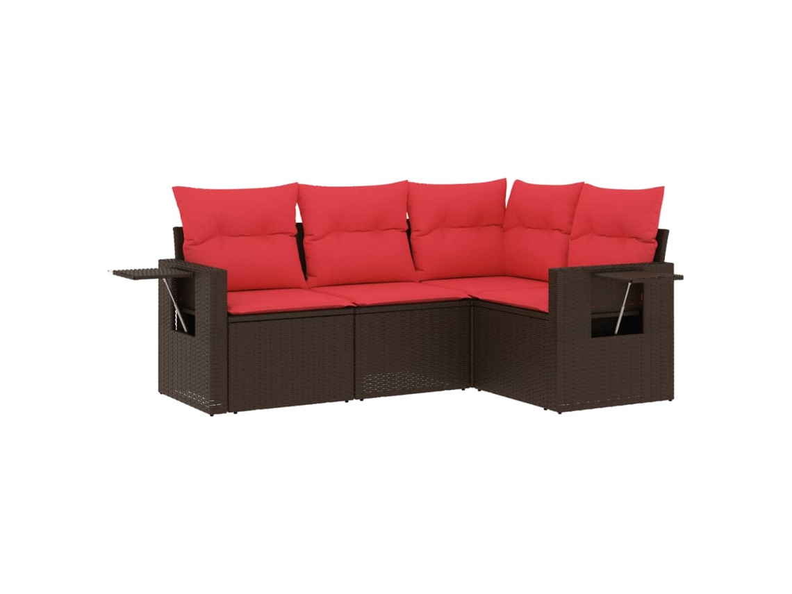 Mesa com Armário Madeira Engenheirada MAISON EXCLUSIVE