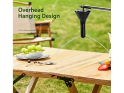 Repelente De Moscas Com Design De Suspensão Superior, 2 Em 1 Anti-insetos Portátil Para Camping E Piqueniques
