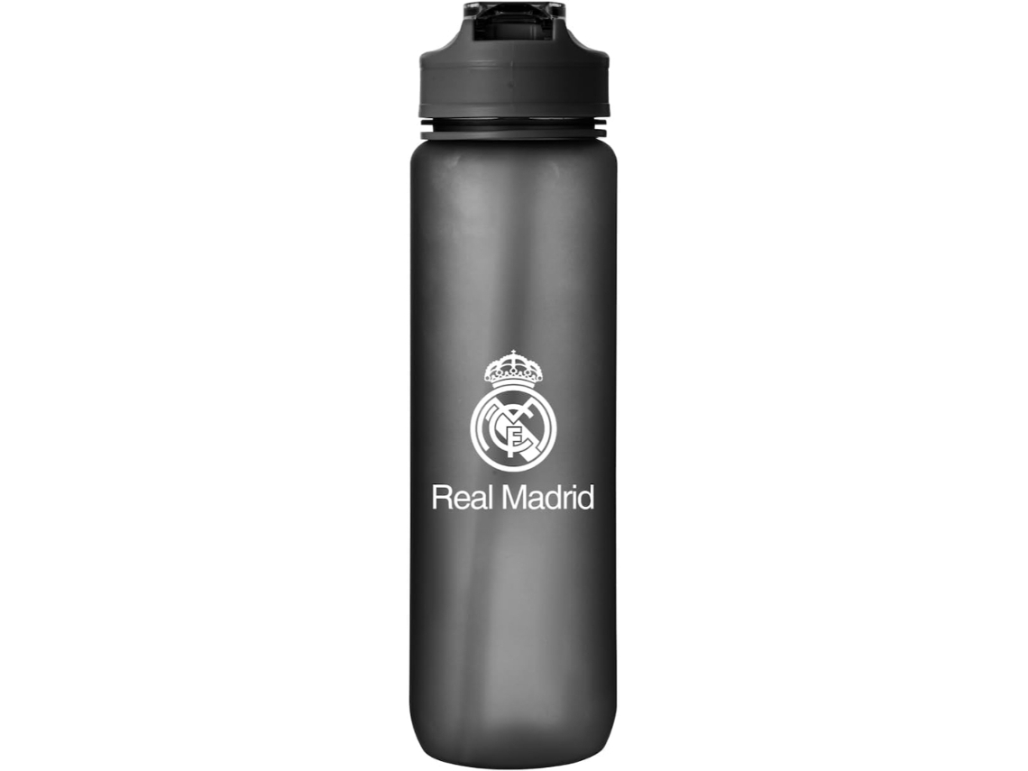 Garrafa Plástica Tritan Cinza Do Real Madrid, 1000 Ml 87666