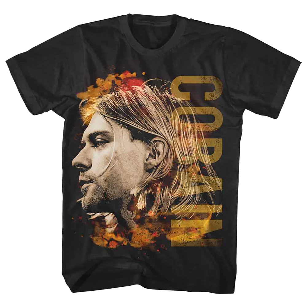 Kurt Cobain Nirvana Profile Photo T-shirt Unisex Rockinstone Size:l