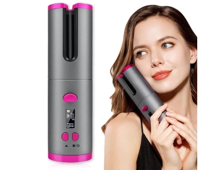 Pimpimsky ferro de ondulação automático modelador de cabelo multi-função de carregamento modeladores de cabelo profissional l estilo de cabelo ferro u