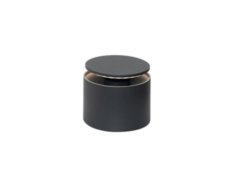 Candeeiro de Mesa Led Push Up Cinza Escuro Portátil e Recarregável ZAFFERANO