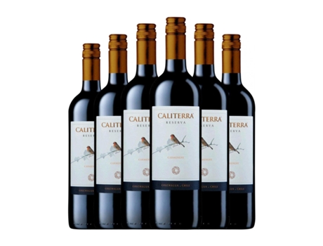Vinho VINA CALITERRA Carmenère Valle de Colchagua Reserva (0.75 L - 6 Unidades)