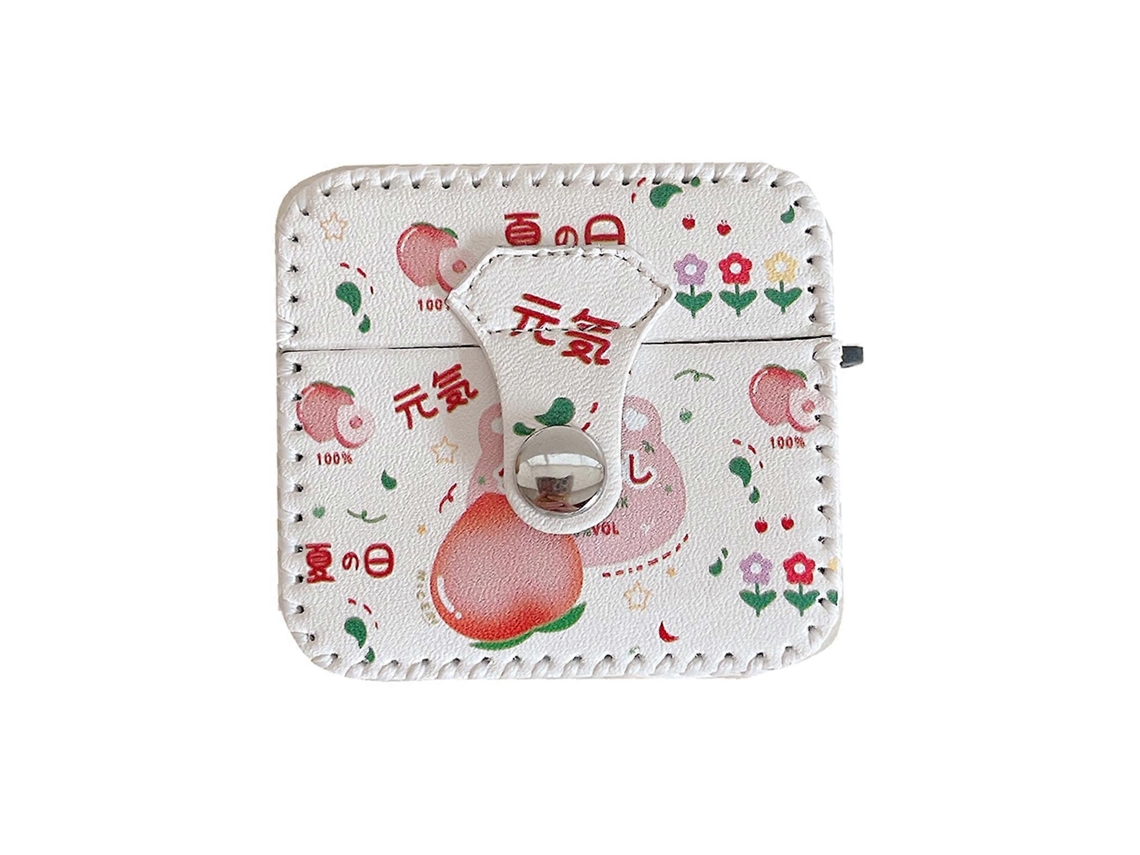 Capa para Fone de Ouvido Sem Fio Airpods Pro em Couro Pu GIECY