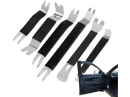 Kit Para Remoção De Acabamentos Automotivos, Ferramenta Profissional Para Painéis De Portas, Alavanca Que Não Risca | 6 Ferramentas