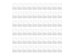 Mipcase 350-ganchos Autoadesivos Transparentes Em Pvc Pequenos Painéis Perfurados, Ganchos Removíveis Sem Furos