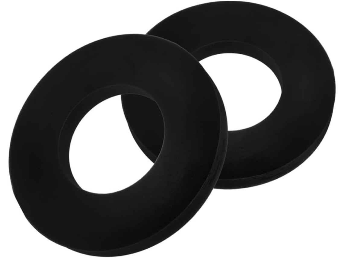 Conjunto De 2 Buchas Universais De Borracha Preta Para Amortecedores De Carro.