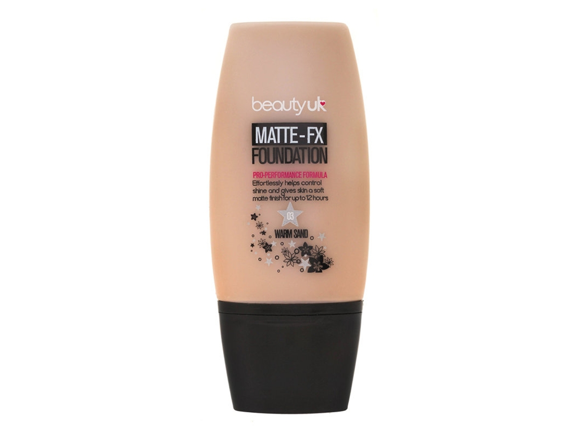BEAUTY UK Matte FX Foundation - No.3 Warm Sand